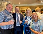 John and Alison Dunford with Heather and Wayne Marsh